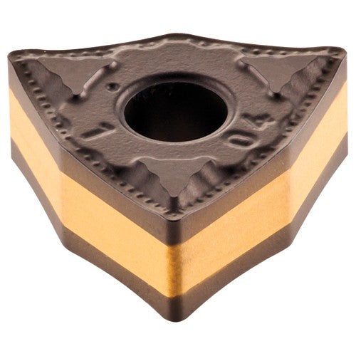 WNMG 433 HK ME1125, 0.047″ Corner Radius, 0.187″ Thick, 1/2″ Inscribed Circle, Coated, Trigon, Turning Indexable Insert - Eagle Tool & Supply