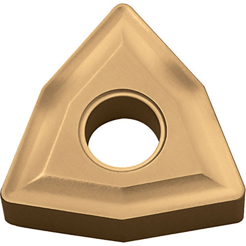 WNMG 432 CCX, 1/32″ Corner Radius, 3/16″ Thick, 1/2″ Inscribed Circle,  TiCl2O3/Tin, 80 Degree Trigon, Turning Indexable Insert