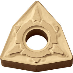 WNMG 433 GT CA025P, 3/64″ Corner Radius, 3/16″ Thick, 1/2″ Inscribed Circle, TiCl2O3/TiN, 80 Degree Trigon, Turning Indexable Insert