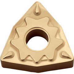 WNMG 432 HQ CA6515, 1/32″ Corner Radius, 3/16″ Thick, 1/2″ Inscribed Circle, TiCl2O3/TiN, 80 Degree Trigon, Turning Indexable Insert