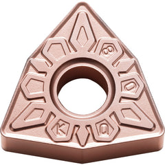 WNMG 433 KQ CA320, 3/64″ Corner Radius, 3/16″ Thick, 1/2″ Inscribed Circle, TiCl2O3/Ti, 80 Degree Trigon, Turning Indexable Insert