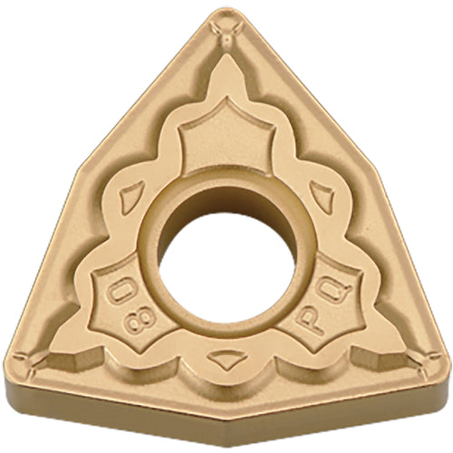 WNMG 432 PQ CCX, 1/32″ Corner Radius, 3/16″ Thick, 1/2″ Inscribed Circle,  TiCl2O3/Tin, 80 Degree Trigon, Turning Indexable Insert