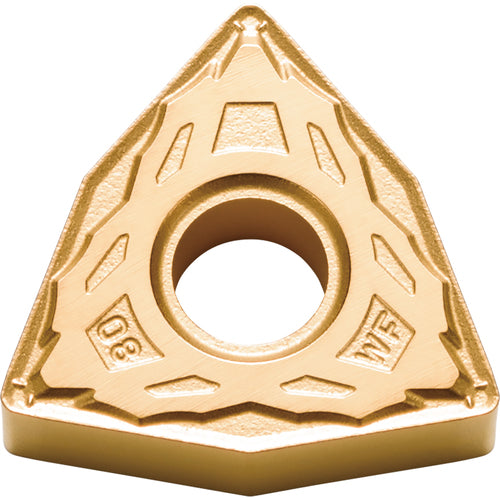 WNMG 432 WF CA515, 1/32″ Corner Radius, 3/16″ Thick, 1/2″ Inscribed Circle, TiCnulll2O3/TiN, Trigon, Turning Indexable Insert