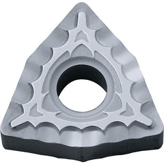 WNMG 431 XQ TN610, 1/64″ Corner Radius, 3/16″ Thick, 1/2″ Inscribed Circle, TiCN, Trigon, Turning Indexable Insert - Exact Industrial Supply