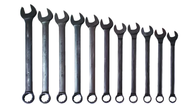 11 Piece Supercombo Wrench Set - Black Oxide Finish SAE; 1-5/16 - 2"; Tools Only - Eagle Tool & Supply