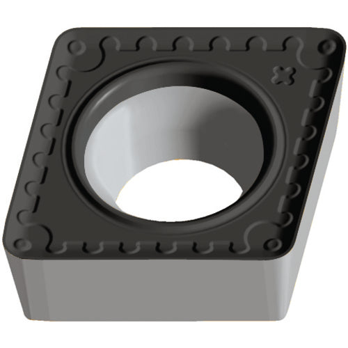 CCMT 432 Single-sided|T WPP20S, 1/32″ Corner Radius, 3/16″ Thick, 1/2″ Inscribed Circle, 80° Diamond, Turning Indexable Insert - Eagle Tool & Supply