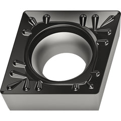 CCMT 432 T|Single-sided WSM10S, 1/32″ Corner Radius, 3/16″ Thick, 1/2″ Inscribed Circle, 80° Diamond, Turning Indexable Insert - Eagle Tool & Supply