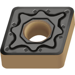 CNMG 432 Double-sided|G WAM20, 1/32″ Corner Radius, 3/16″ Thick, 1/2″ Inscribed Circle, 80° Diamond, Turning Indexable Insert - Eagle Tool & Supply