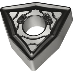 WNMG 331 G|Double-sided WKK10S, 1/64″ Corner Radius, 3/16″ Thick, 3/8″ Inscribed Circle, 80° Trigon, Turning Indexable Insert - Eagle Tool & Supply