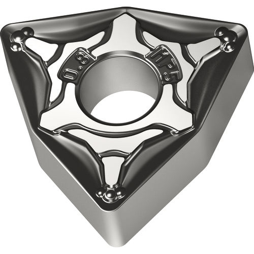 WNMG 433 G|Double-sided WPP30S, 3/64″ Corner Radius, 3/16″ Thick, 1/2″ Inscribed Circle, 80° Trigon, Turning Indexable Insert - Eagle Tool & Supply