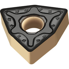 WNMG 431 Double-sided|G WSM30, 1/64″ Corner Radius, 3/16″ Thick, 1/2″ Inscribed Circle, 80° Trigon, Turning Indexable Insert - Eagle Tool & Supply
