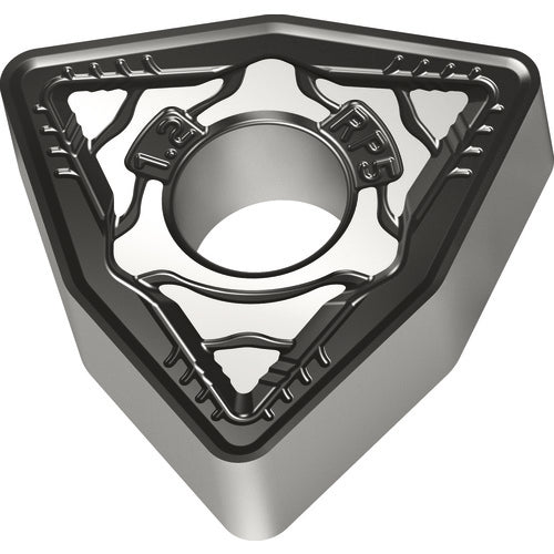 WNMG 432 G|Double-sided WKK10S, 1/32″ Corner Radius, 3/16″ Thick, 1/2″ Inscribed Circle, 80° Trigon, Turning Indexable Insert - Eagle Tool & Supply