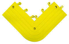 ErgoDeck Outside Corners (4/Case) - 6' x 15' x 15' (Yellow) - Eagle Tool & Supply