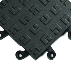ErgoDeck Heavy Duty Solid ErgonomicÂ 18" x 18" x 7/8" Thick (Black) - Eagle Tool & Supply