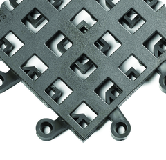 ErgoDeck General PupposeÂ Open Egronomic TilesÂ 18" x 18" x 7/8" Thick (Charcoal) - Eagle Tool & Supply