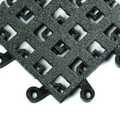 ErgoDeck General PupposeÂ Open w/ GritShieldÂ Egronomic TilesÂ 18" x 18" x 7/8" Thick (Charcoal) - Eagle Tool & Supply