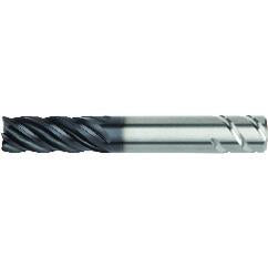 3/16x3/16x3/4x2-1/2 .015R 5FL Carbide End Mill-Round Shank-AlTiN - Eagle Tool & Supply