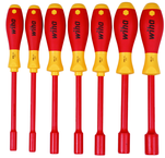 Insulated Nut Driver Inch Set Includes: 3/16" - 1/2". 7 Pieces - Eagle Tool & Supply