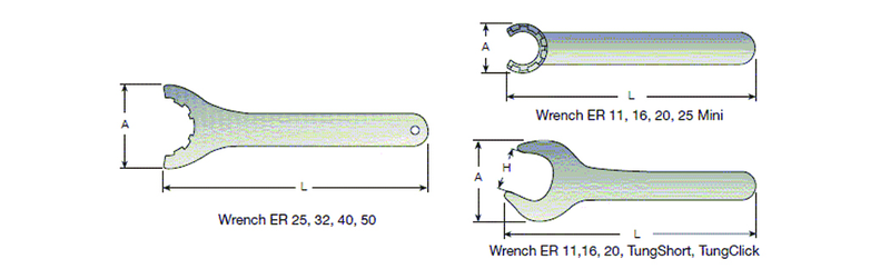 WRENCH ER32 CLICKIN 32 SPARE PARTS - Eagle Tool & Supply