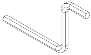 HEX Wrench (5/16) - Snap Jaws - Part #  8CRANK (3 Pack) - Eagle Tool & Supply