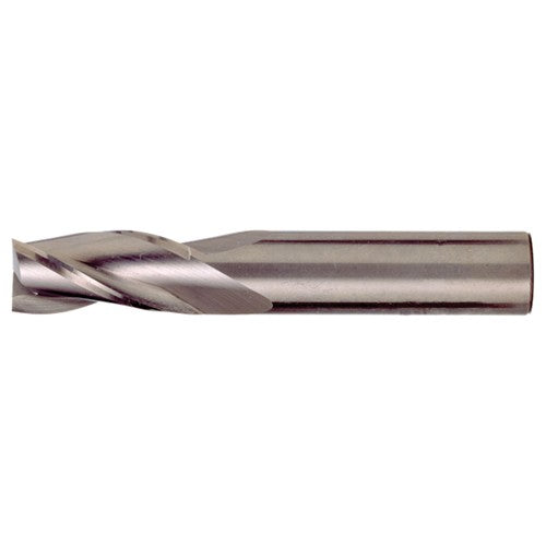 ‎5/8″ × 5/8″ × 1-1/4″ × 3-1/2″ RHS / RHC Solid Carbide 3-Flute Square End Single End General Purpose End Mill - Bright