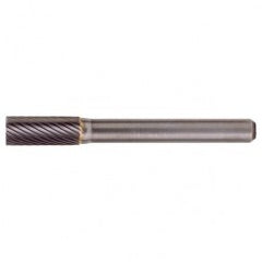 SB-43 Standard Cut Solid Carbide Bur-Cylindrical with End Cut - Eagle Tool & Supply