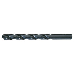 8.90mm RHS / RHC HSS 118 Degree Radial Point General Purpose Jobber Length Drill - Steam Oxide - Exact Industrial Supply