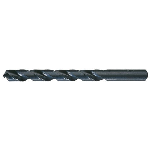 16.75mm RHS / RHC HSS 118 Degree Radial Point General Purpose Jobber Length Drill - Steam Oxide - Exact Industrial Supply