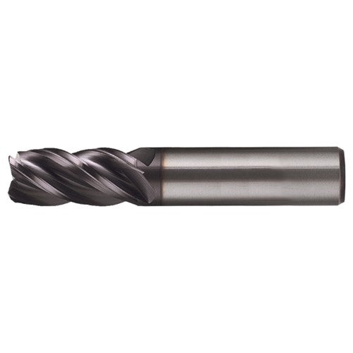 ‎1/4″ × 1/4″ × 1-1/8″ × 3″ RHS / RHC Solid Carbide 4-Flute Corner Radius End Mill - Bright