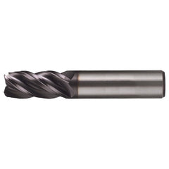 ‎1/4″ × 1/4″ × 1-1/8″ × 3″ RHS / RHC Solid Carbide 4-Flute Corner Radius End Mill - Bright