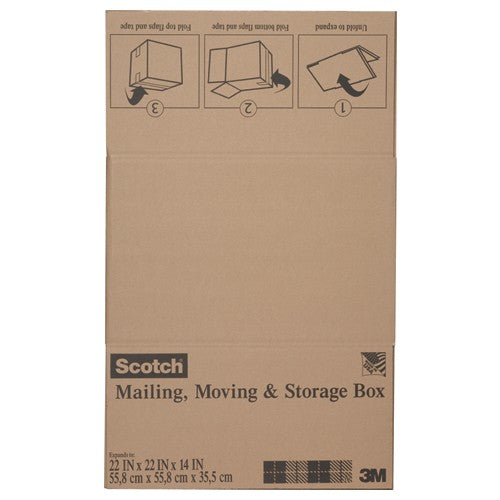 Scotch Folded Box 8022FB 22″ × 22″ × 14″ Folded Box - Eagle Tool & Supply