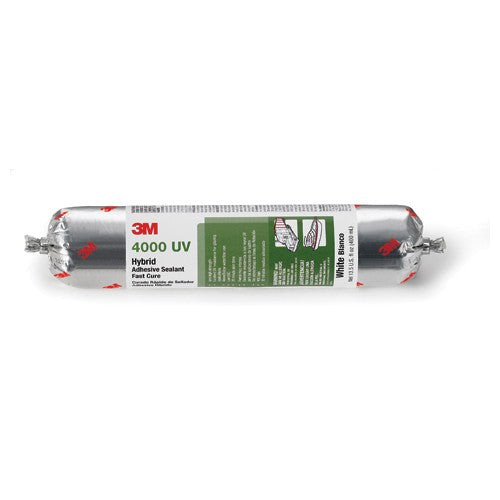 3M Marine Adhesive Sealant 4000 UV Pn06586 White 400 ml Sausage Pack - Eagle Tool & Supply