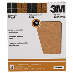9 in × 11 in 3M™ Pro-Pak™ Garnet Sandin80D Grit Alt Mfg # 99416 - Eagle Tool & Supply