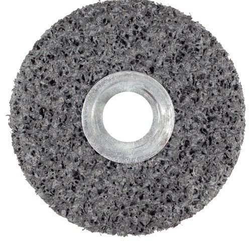 Scotch-Brite Clean and Strip Unitized Wheel CS-UW 7S Extra Coarse 4″ × 1/4″ × 1/4″ - Eagle Tool & Supply