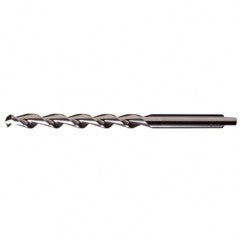 #26 RHS / RHC HSS 118 Degree Notched Point HSS Parabolic Taper Length Drill - Bright - Eagle Tool & Supply