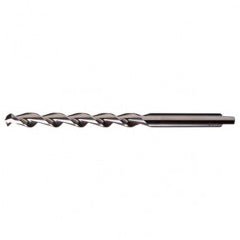 #26 RHS / RHC HSS 118 Degree Notched Point HSS Parabolic Taper Length Drill - Bright - Eagle Tool & Supply