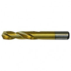 #54 RHS / RHC HSS 135 Degree Split Point Heavy Duty Screw Machine Drill - TiN - Eagle Tool & Supply