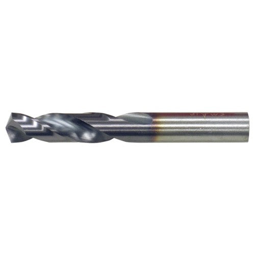4.10mm RHS / RHC HSS-CO 8% (M42) 135 Degree Split Point Cobalt Heavy Duty Screw Machine Drill - TiCN - Exact Industrial Supply
