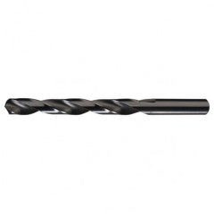 #34 RHS / RHC HSS 118 Degree Radial Point General Purpose Drill - Steam Oxide - Eagle Tool & Supply