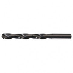 #12 RHS / RHC HSS 118 Degree Radial Point General Purpose Drill - Steam Oxide - Eagle Tool & Supply