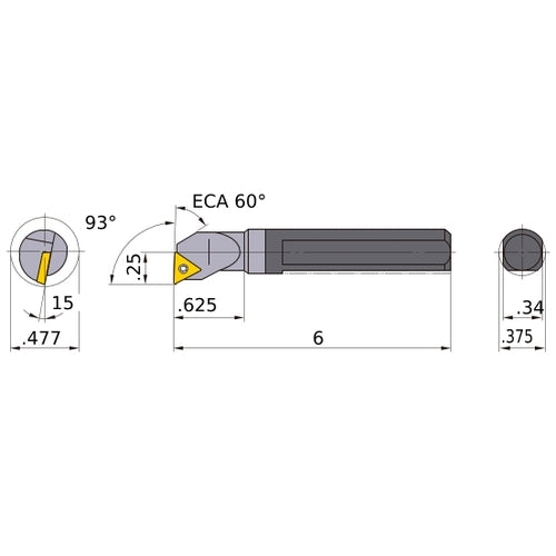 C-STUCR-062 BORING BAR