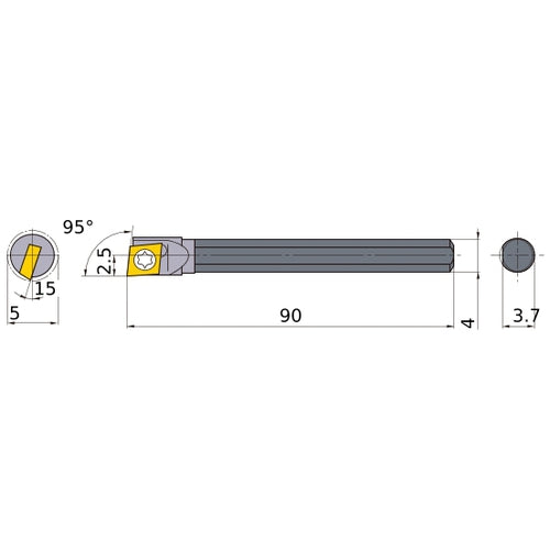 C04GSCLCR03 BORING BAR