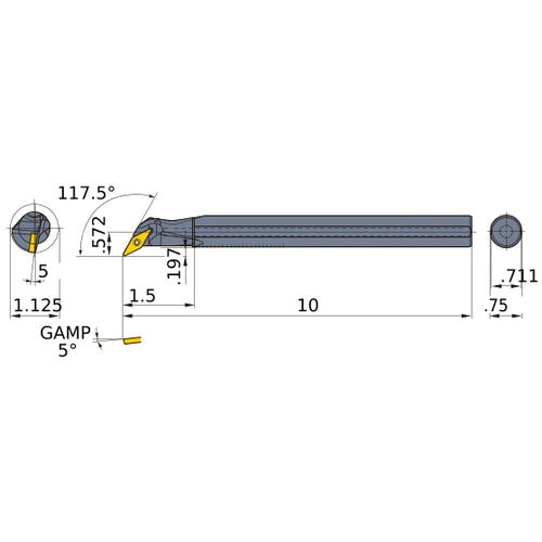 M-FSVPBR-122-C BORING BAR
