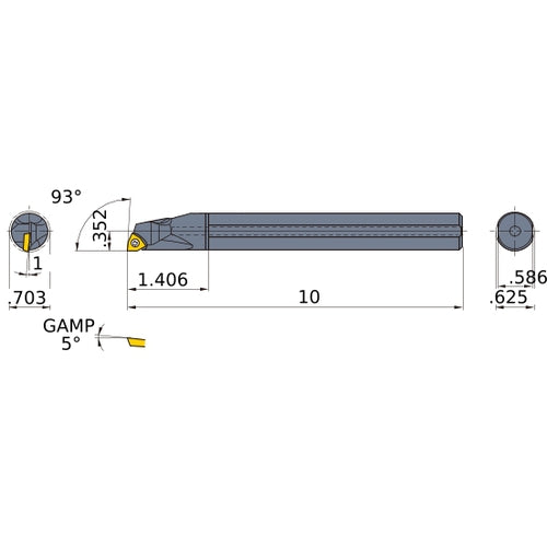 M-FSWUPL-102-C BORING BAR