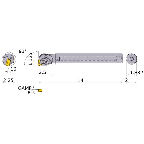 S-DTFNR-324-C BORING BAR