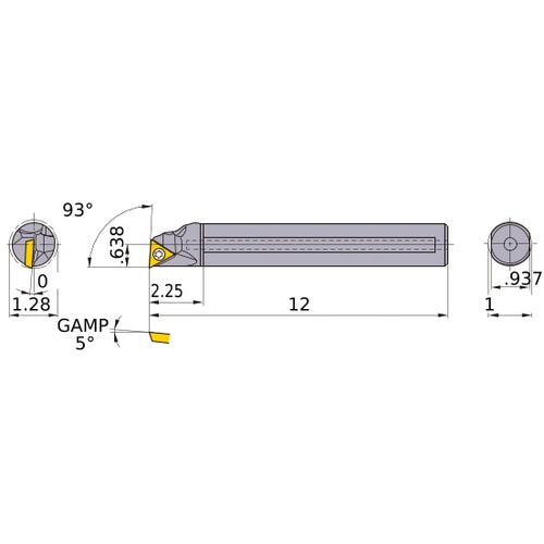 S-FSTUPL-162-C BORING BAR