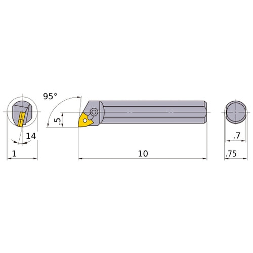S-MWLNR-123 BORING BAR