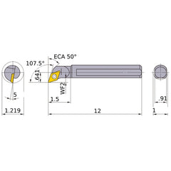 S-SDQCR-164 BORING BAR