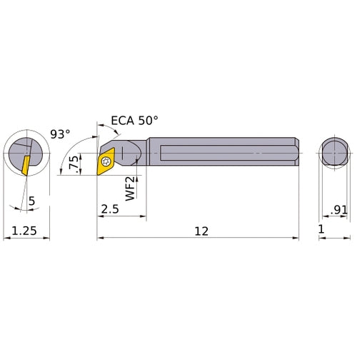 S-SDUCR-164 BORING BAR