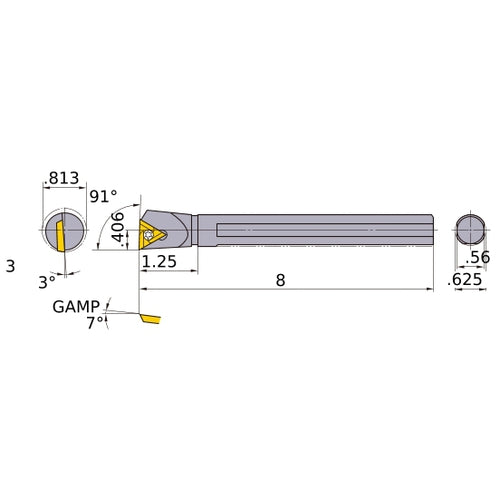 S-STFEL-103 BORING BAR